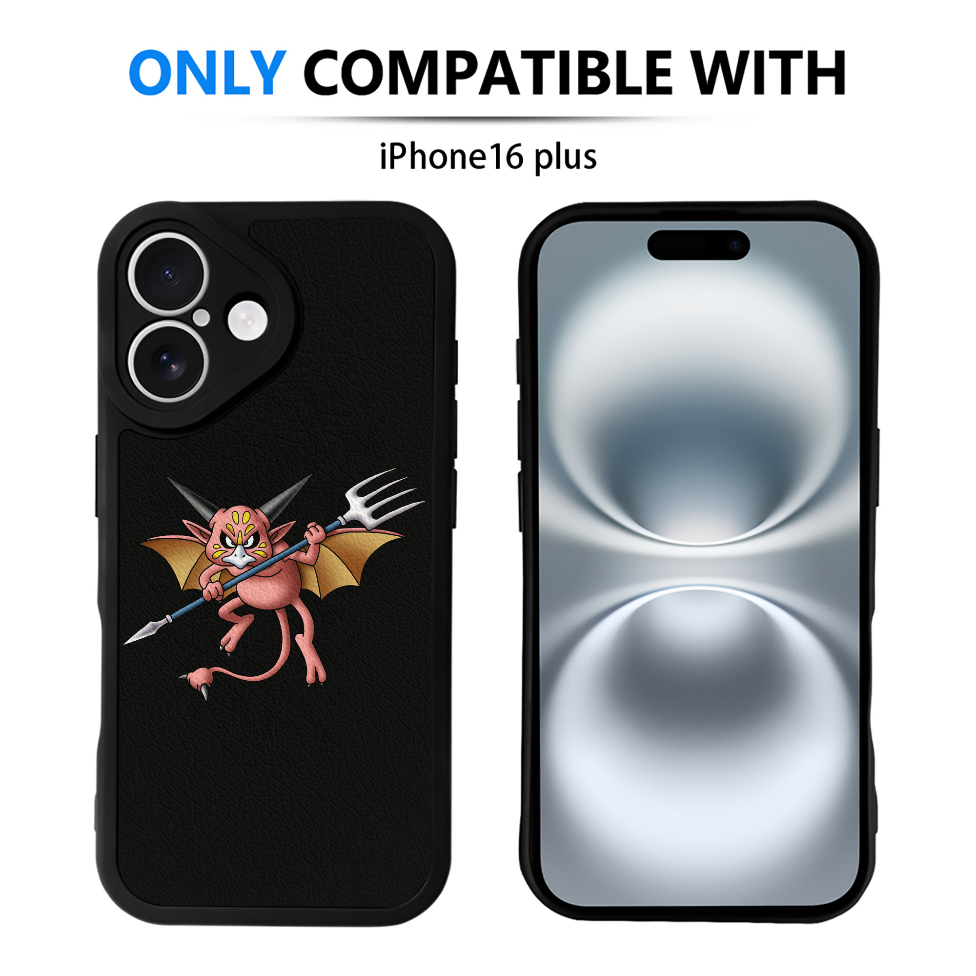 （画像用） ドラゴンクエスト Doragon Kuesuto Dragon Quest 【iPhone 16シリーズ対応】シリコンスマホケース（レザー調） 材質：シリコン